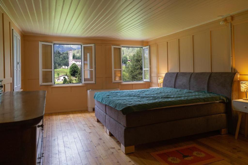 Casa Dorino - Luogo Idilliaco, Ideale Per Famiglie, Terrazza Ed Ampio Giardino, Vista Montagne, Sauna Privata Rodi Ngoại thất bức ảnh